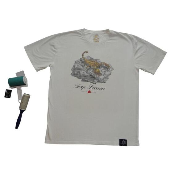 Trap Season Graphic Tee - Cash & Scorpion Design - Picture 2 of 7
